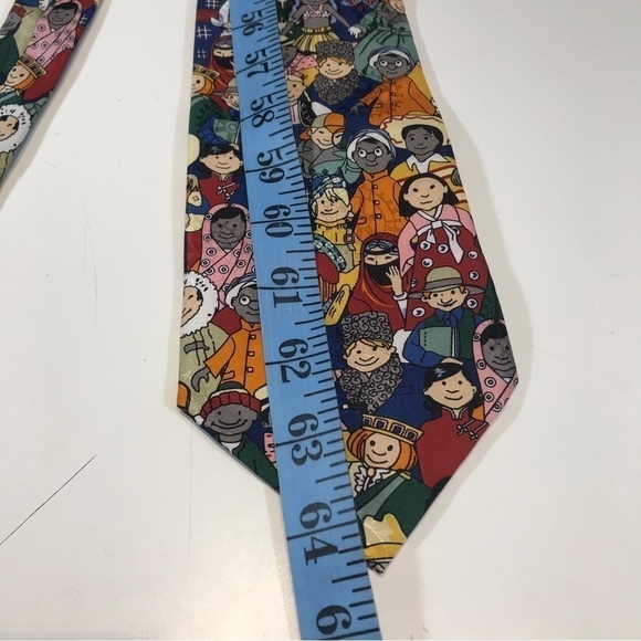 Russel Hampton Company Rotary Club International Kids Silk Neck Tie - Picture 6 of 6